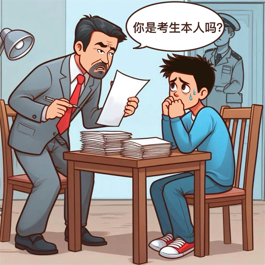 考试诚信很重要，切勿以身试法！