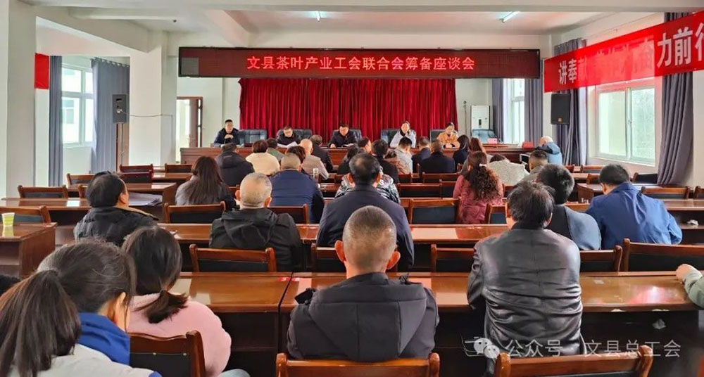 文县茶叶产业工会联合会筹备座谈会在碧口镇召开